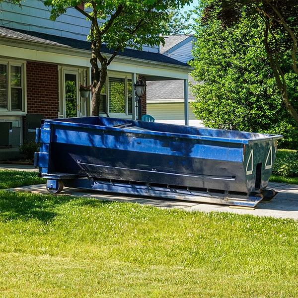 we provide residential dumpsters in various sizes to accommodate different needs